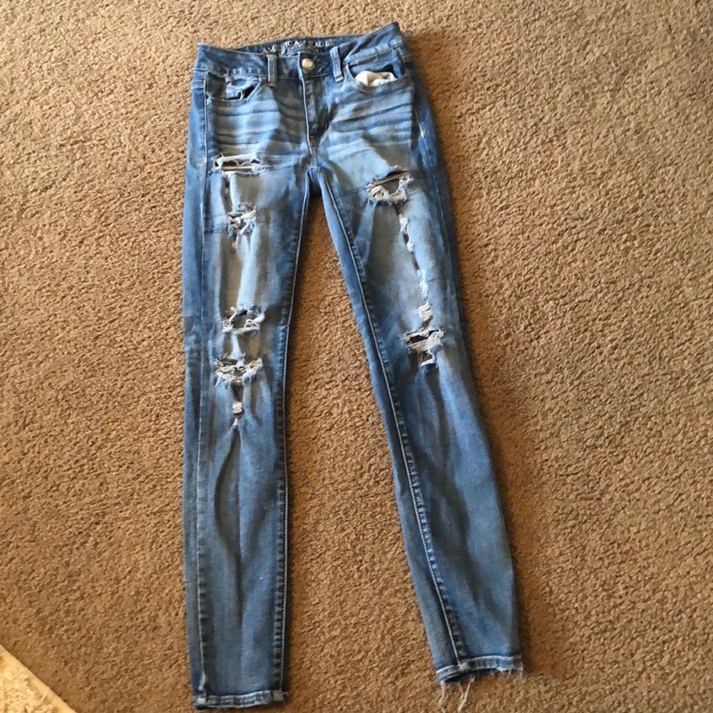American Eagle super super stretch jeans